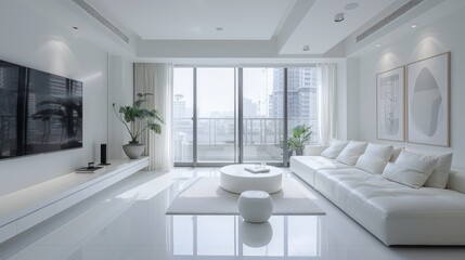 Fototapeta premium modern living room interior