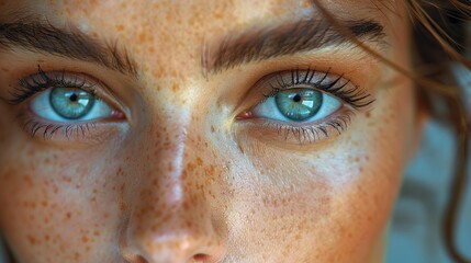 Woman's Captivating and Expressive Eyes