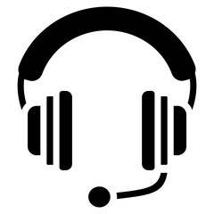 Gaming Headset Icon For Design Element