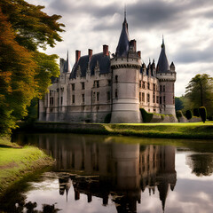 Obraz premium beautiful Kasteel Ooidon castle Dienze Belgium