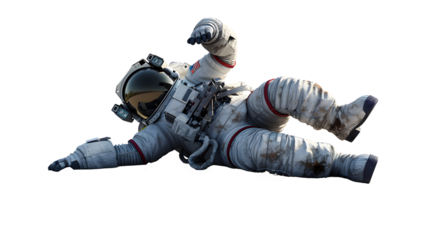 Astronaut, transparent picture