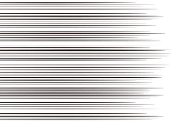 スピード線　横線A　背景トーン素材