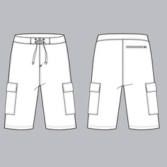 Fashion sketch for tech pack and CAD