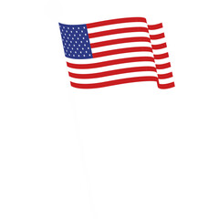 Obraz premium American Flag 4th July