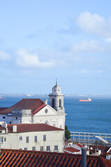 Building and sea in Spain