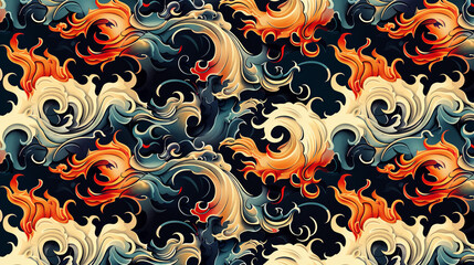 fire flames pattern