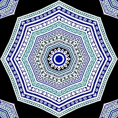 Lace pattern mandala design 