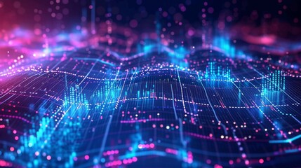 Financial Market Forecasting: Visualization of analytical tools and models that predict future trends and changes in financial markets --no text --ar 16:9 --quality 0.5 Job ID: 8f07cbb0-1728-45ea-98e2