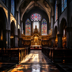 Fototapeta premium Beautiful scenes of St Stephen cathedral