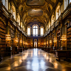 Fototapeta premium The national library of Austria Vienna