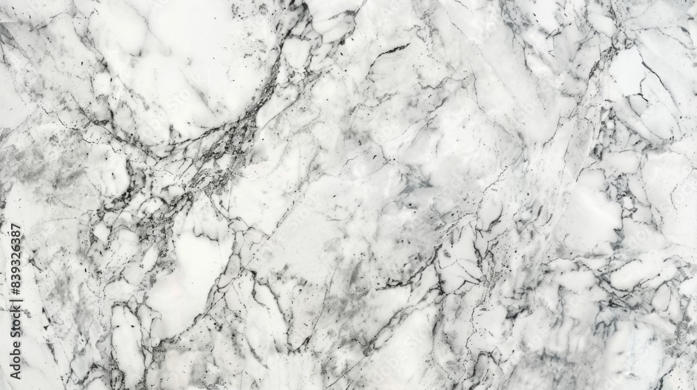 Poster A minimalist marble texture background in soft white and gray tones, conveying elegance and simplicity