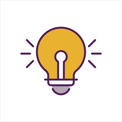 Light Bulb vector icon