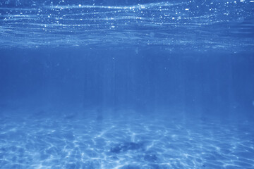 abstract blue background water surface in the sea