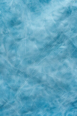 Obraz premium Textured light blue leather surface with intricate patterns, showcasing fine details and cracks, ideal for backgrounds, design, and fashion materials.