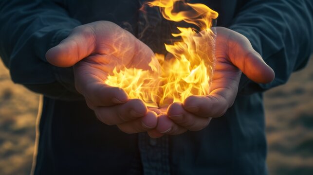 man's hands holding fire --no text --ar 16:9 --quality 0.5 Job ID: ae74297a-50f4-4ef4-9ef4-8da690f6b477