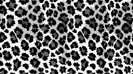 Leopard skin pattern, leopard print background with texture of real animal fur and spots for fashion design or wallpaper SEAMLESS PATTERN