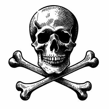 SKULL ENGRAVED DANGER