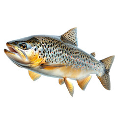 Fototapeta premium trout isolated