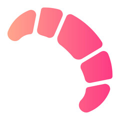 croissant gradient icon