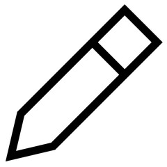 pen line icon vector illustration isolated on white background