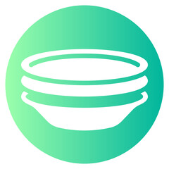 dish gradient icon