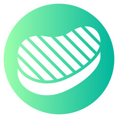 steak gradient icon