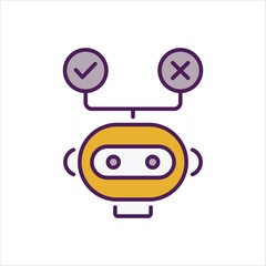 Robot vector icon