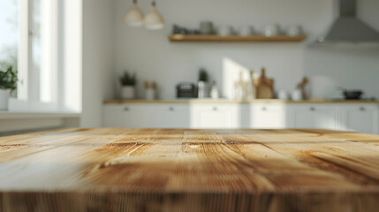Abstract wooden podium or product display with sunlight, studio light, design	