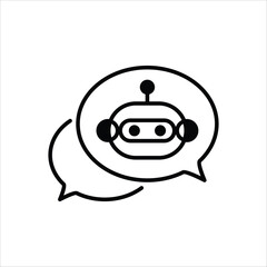 Chatbot vector icon