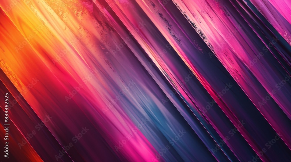 Fototapete Abstract background with bold, contrasting colors and sharp angles, creating a dramatic and eye-catching effect