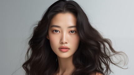 Naklejka premium portrait of a beautiful woman