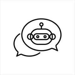 Chatbot vector icon