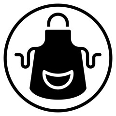 apron glyph icon