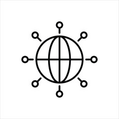 Network vector icon