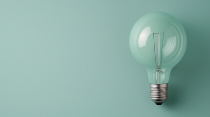 light bulb background illustration with space for design, light bulb idea, concepty of creativity