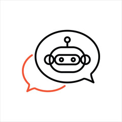 Chatbot vector icon