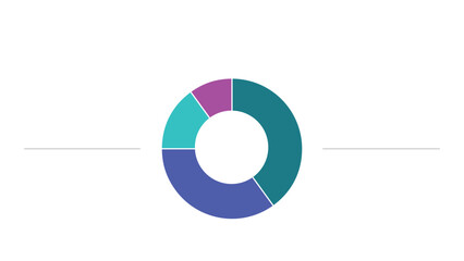 Pie Chart infographic presentation layout fully editable.