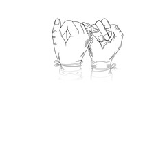 hand holding a paper, friendship day