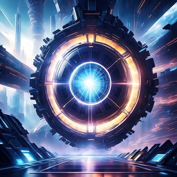 futuristic-sci-fi-scene-capturing-the-moment-of-discovery-of-a-new-piece-of-technology - 1