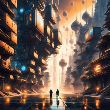 dystopian-outerspace-city-with-sci-fi-aesthetics-structures-appearing - 1