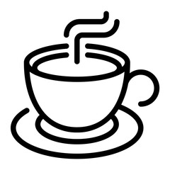 coffee line icon