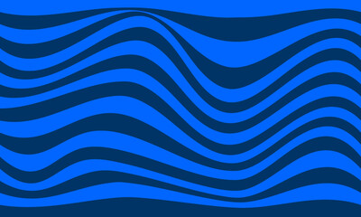 blue stripes lines wave curves abstract background