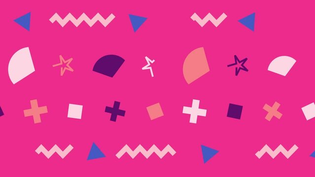 A collage of pink and white hearts in various shades and styles