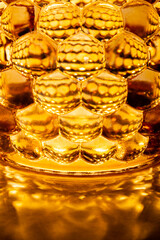 Empty glass vase
