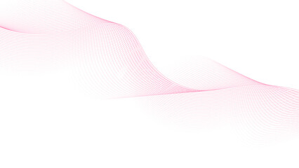  Futuristic colorful pink lines on a white background. Abstract colorful pink blend wave lines and technology background. Modern colorful pink lines on a white background. 