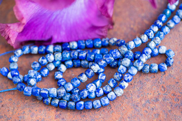 Lazurite is a mineral of the silicate class, an aluminosilicate with a framework structure. This is a feldspathoid of the sodalite group.