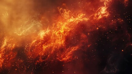 Fototapeta premium awesome fire flame texture background in full HD ratio