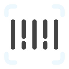 barcode icon for illustration