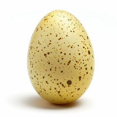 Close-up of Eggcorn on White Background, Fresh Isolated Seed with Copy Space for Text or Design Concept