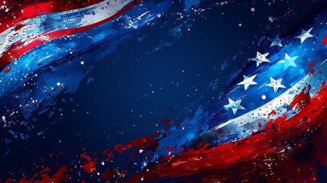closeup red white blue background stars political streaming breezy marine conservative defense super